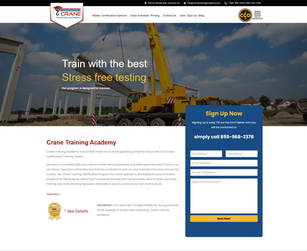 Crane Training Academy